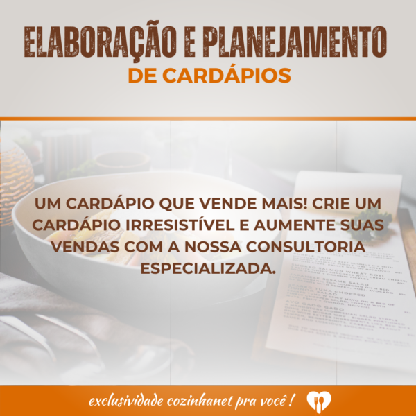 Elaboração e Planejamento de Cardápio